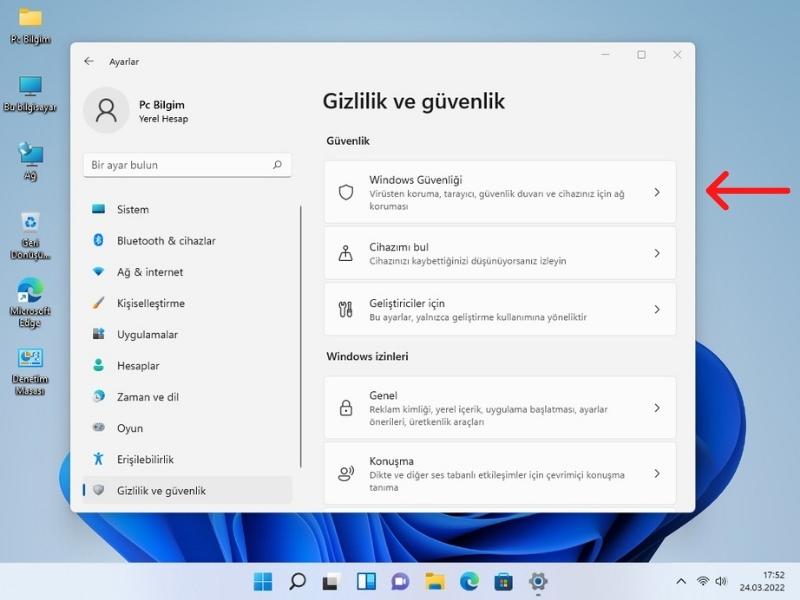 1710951422 790 Windows 11 Defender Kapatma Yontemleri pcbilgimcom Isletim Sistemleri Windows 11 Defender Kapatma Yöntemleri - Ahmet CEYLAN İşletim Sistemleri Ve Çözüm Yolları
