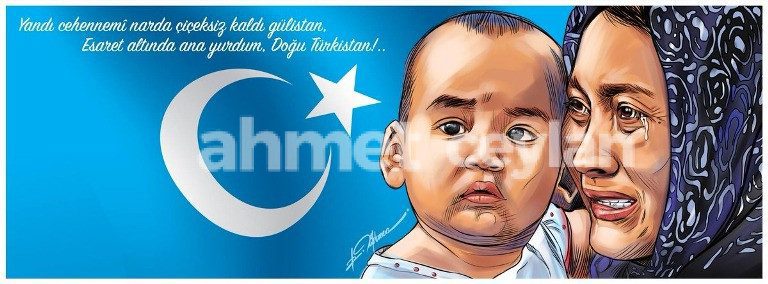 BASKAN TUTAL DOGU TURKISTAN TURKLERINE UYGULANAN ZULMU KINADI 2