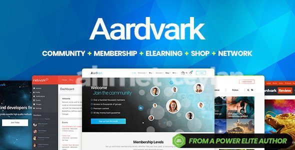 aardvark 4 6 4 community membership buddypress theme 691528533555f