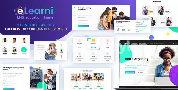 elearni 3 3 online learning education lms wp theme 69155e7ce7d9f