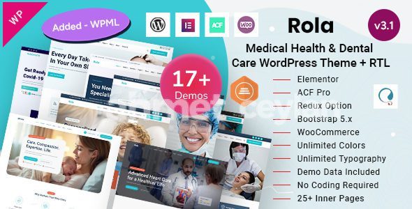 rola 3 1 medical health dentist clinic healthcare wordpress theme 69158d12da694