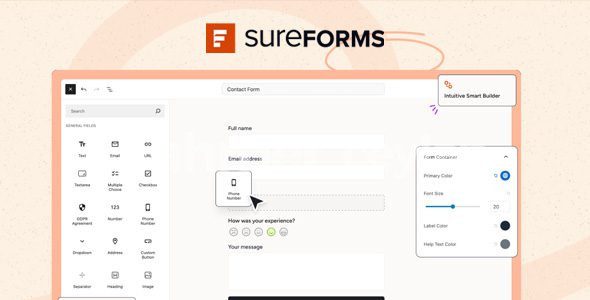 sureforms pro 1 13 2 ai drag drop form builder for wordpress 691537509625d