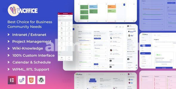 woffice 5 4 31 intranet extranet project management wordpress theme 69158d8da54a1
