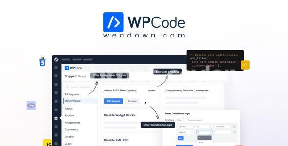 wpcode pro 2 3 1 addons wordpress code snippets plugin 69154e82c5d08
