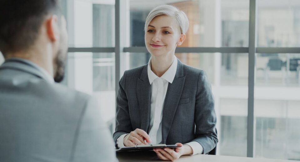 job interview hiring office