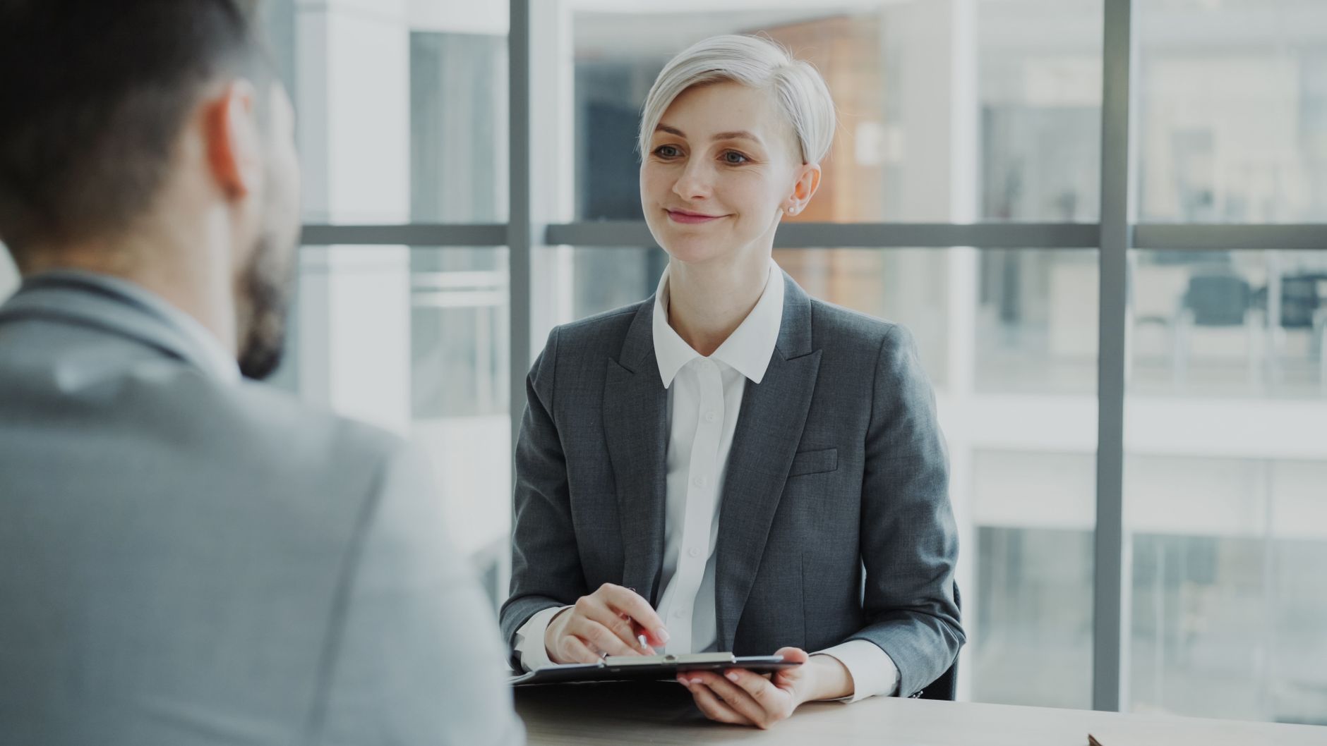 job interview hiring office