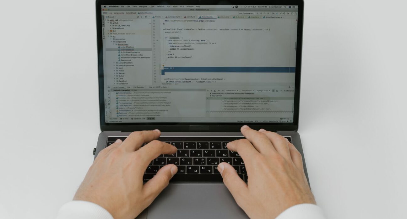 remote work developer laptop